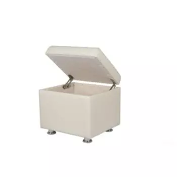 Пуф с крышкой Вега, 430х480х430, Белый