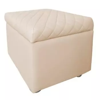 Пуф «Вега», с ящиком для хранения, 430480430 мм, цвет бежевый