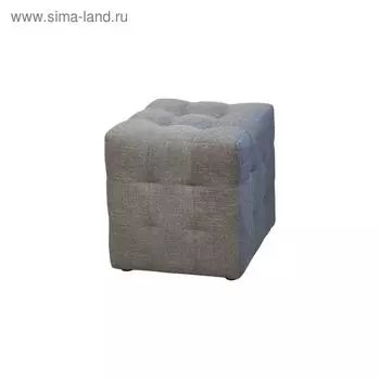 Пуф «Савана», 450450450 мм, жаккард, цвет грей