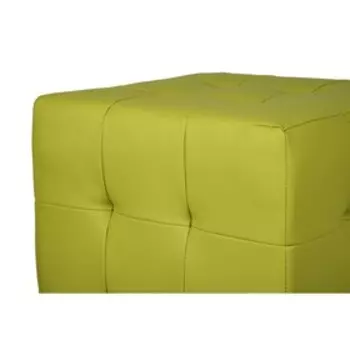 Пуф «Стенли», 400400420 мм, экокожа, цвет лайм