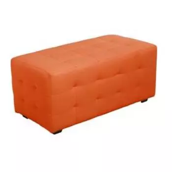 Пуф в прихожую «Терра», 800400420 мм, цвет оранжевый