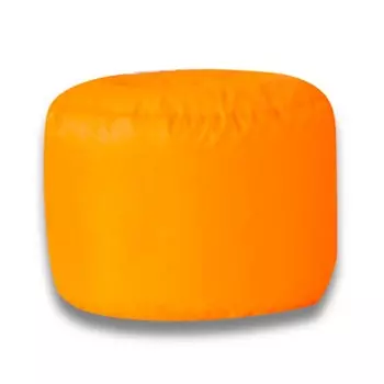 Пуфик «Круг», оксфорд, цвет оранжевый