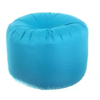 Пуфик круглый, d40/h60, цвет бирюза