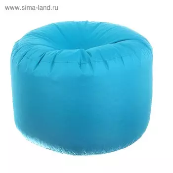 Пуфик круглый, d40/h60, цвет бирюза