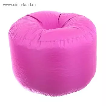 Пуфик круглый, d40см/h60см, цвет фуксия