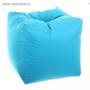 Пуфик-куб, размер 45х45 см, цвет бирюза