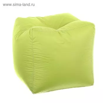Пуфик куб Me-shok, размер 45х45 см, цвет салатовый