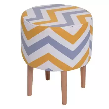 Пуфик «Лекко» «Скандинавия», цвет жёлтый/серый