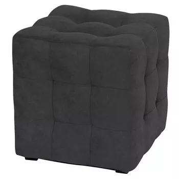 Пуфик «Лотос», велюр, цвет графит