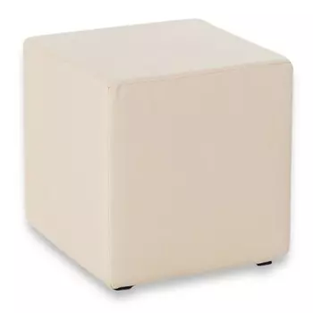 Пуфик «Валенсия», экокожа, цвет светло-бежевый