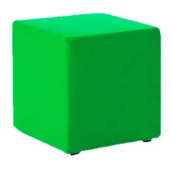 Пуфик «Валенсия», экокожа, цвет зелёный