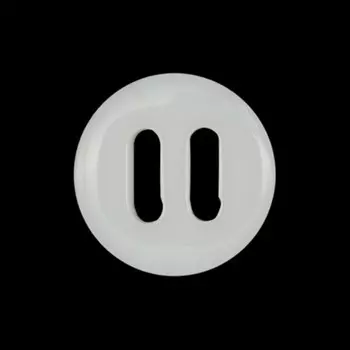 Пуговица 11 мм, 2 прокола (белый), 200 шт