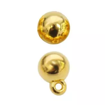 Пуговица 12L (золото), 144 шт