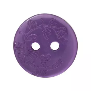 Пуговица 13 мм (019 фиолетовый), 100 шт