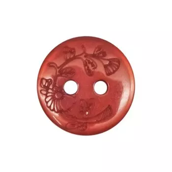 Пуговица 13 мм (171 красный), 100 шт