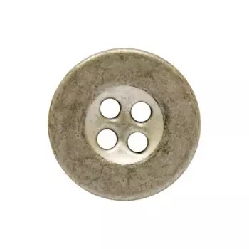 Пуговица 13 мм 2109/4 сереб. мет., 50 шт