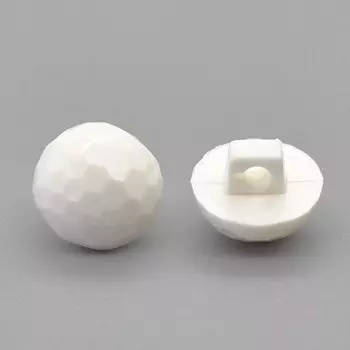 Пуговица 13 мм (белый), 72 шт