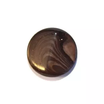 Пуговица 15 мм (570 коричневый), 100 шт