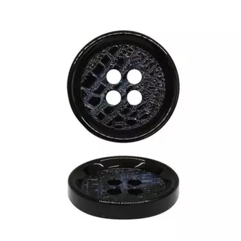 Пуговица 18 мм 4 прокола (синий), 36 шт