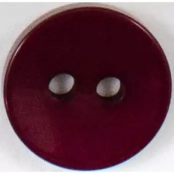 Пуговица 18L (11 мм) 2 прокола (Bordo (бордовый)), 144 шт
