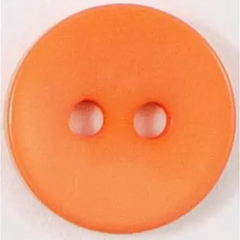 Пуговица 18L (11 мм) 2 прокола (Orange1 (оранжевый1)), 144 шт