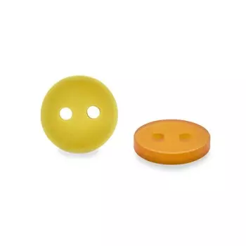 Пуговица 18L 2 прокола (С006 оранжевый), 144 шт