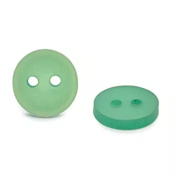 Пуговица 18L 2 прокола (С152 зелёный), 144 шт