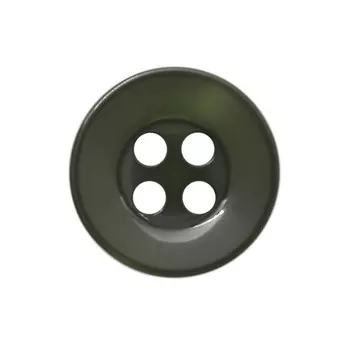 Пуговица 18L 4 прокола (С190 оливковый), 144 шт