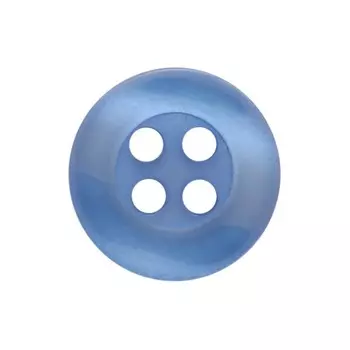 Пуговица 18L 4 прокола (С360 голубой), 144 шт