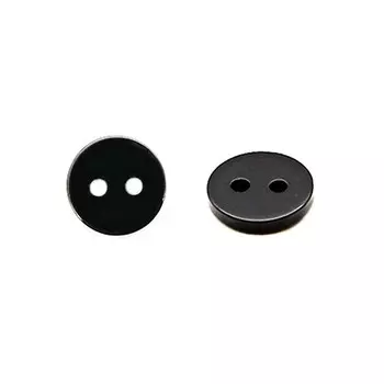 Пуговица 18L (чёрный), 144 шт