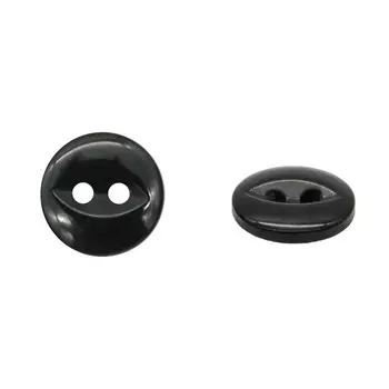 Пуговица 18L (чёрный), 144 шт