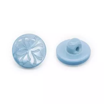 Пуговица 18L (col.04 (голубой)), 36 шт