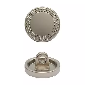 Пуговица 18L (DS (серебро (никель))), 36 шт