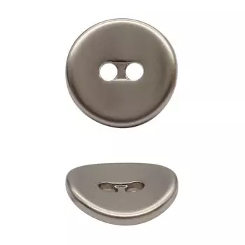 Пуговица 18L (DS (серебро (никель))), 36 шт