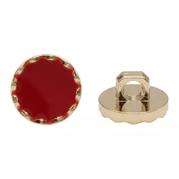 Пуговица 18L (Red/G), 36 шт