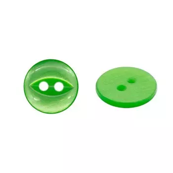 Пуговица 18L (С536 светлый зелёный), 144 шт