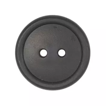 Пуговица 20 мм, 2пр, ПП, чёрный, 1000 шт