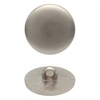 Пуговица 21 мм (серебро), 36 шт