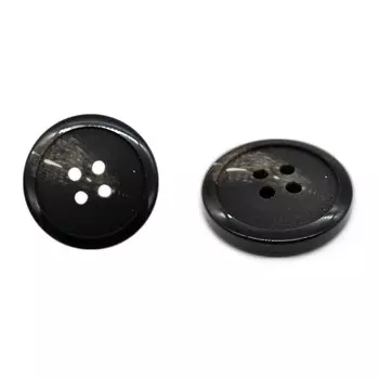 Пуговица 23 мм 4пр (коричневый), 36 шт