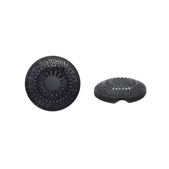 Пуговица 24L (15 мм) (Black (чёрный)), 36 шт