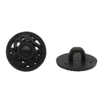 Пуговица 24L (Black), 72 шт