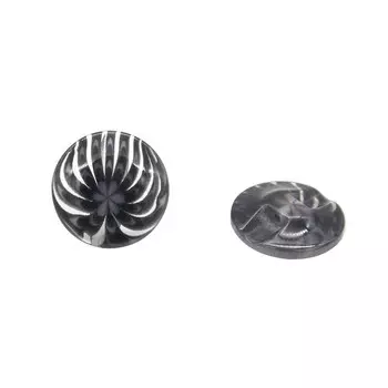 Пуговица 24L (C156 тёмно-серый), 144 шт