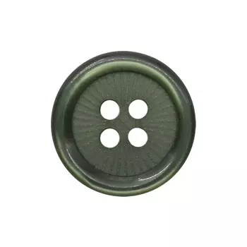 Пуговица 24L (C190 тёмно- оливковый), 144 шт