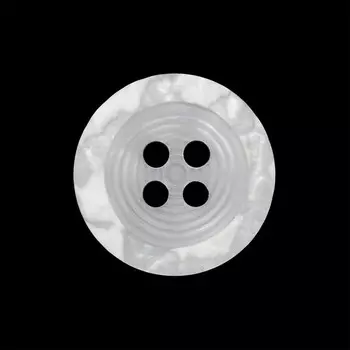 Пуговица 24L (C501 белый), 144 шт