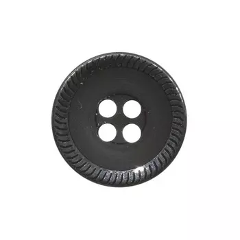 Пуговица 24L (C580 чёрный), 144 шт