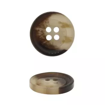 Пуговица 24L (col.B (коричневый)), 72 шт