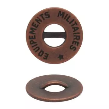 Пуговица 24L (Copper), 24 шт