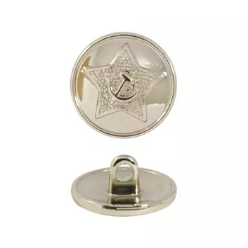 Пуговица 24L (G), 24 шт