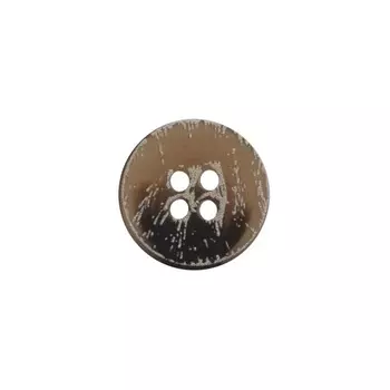 Пуговица 24L (коричневый), 72 шт