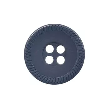 Пуговица 24L (С919 синий), 144 шт